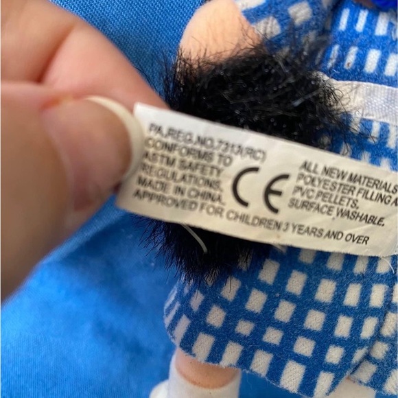 Dorling Kindersley Vintage Wizard of Oz Dorothy Toto 7 inch beanie plush doll - Picture 4 of 9